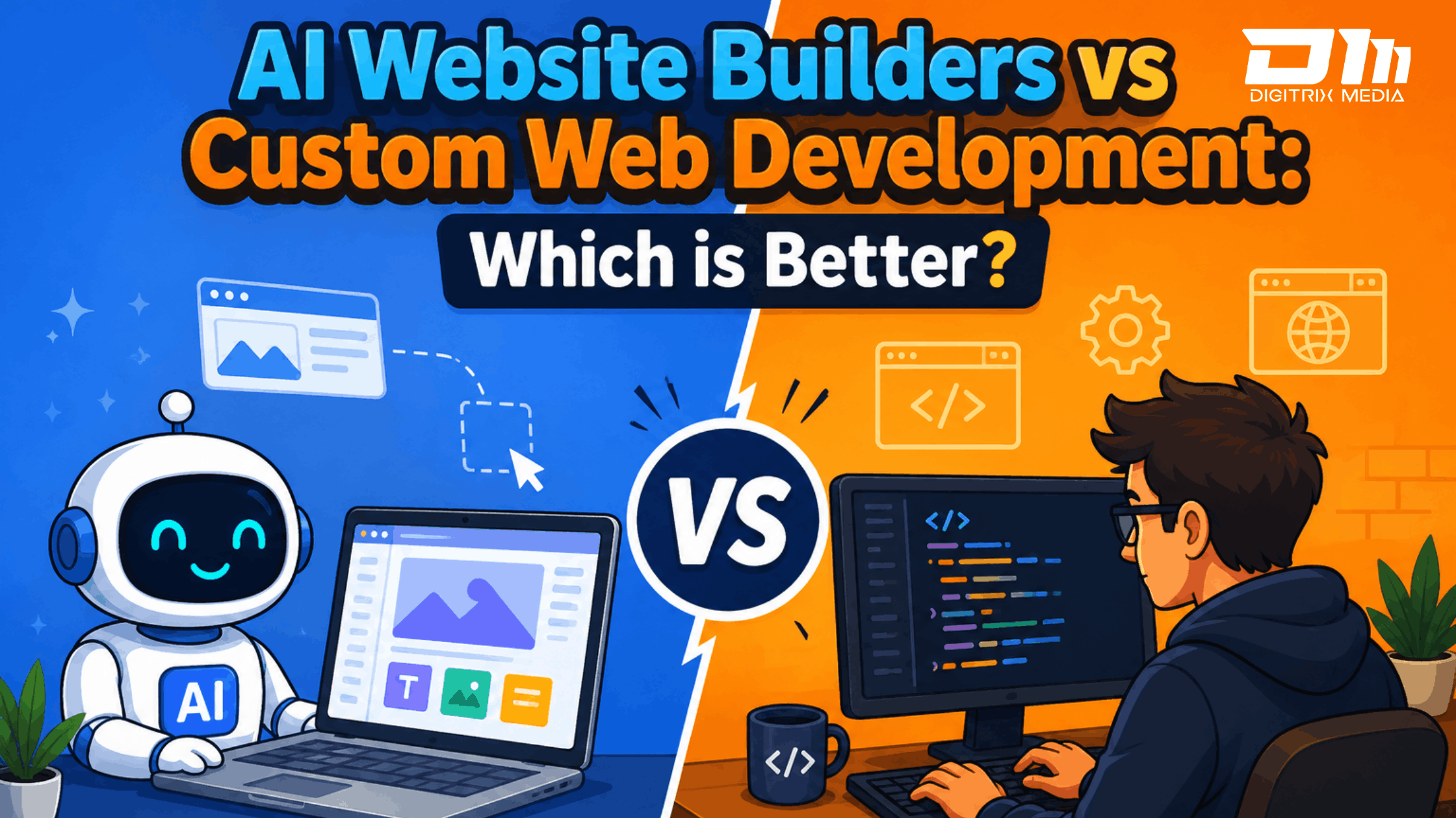AI Website Builders vs Custom Web Development